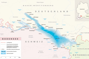 Bodensee 3-Länder-Eck (©Wikipedia)