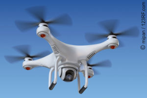 Drohne für Videoaufnahmen 