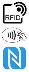 Logo von RFID und NFC Systemen